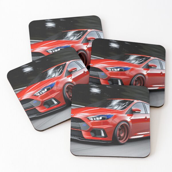 Item preview, Red Ford Focus RS Poster – Bold Performance in Stunning Detail III designed and sold by AutoPopStudio.