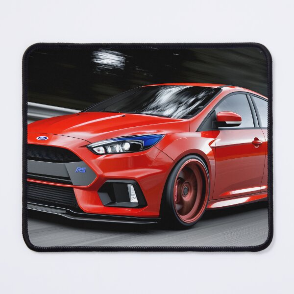Item preview, Red Ford Focus RS Poster – Bold Performance in Stunning Detail III designed and sold by AutoPopStudio.