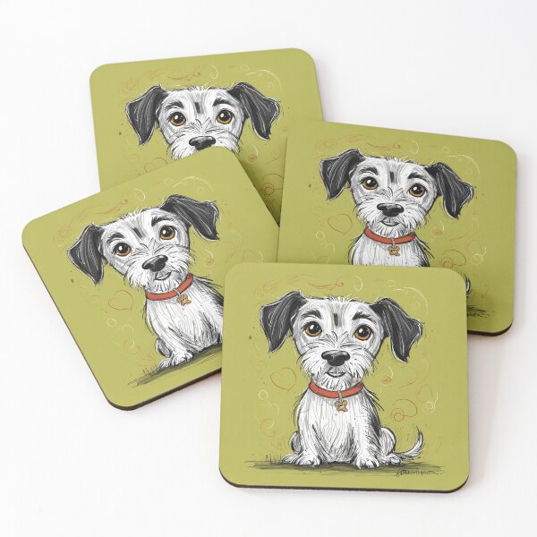 Item preview, Cute Dog Face with flowers, dogs pattern meme, funny dog with flowers designed and sold by Cuteanimalgifts.