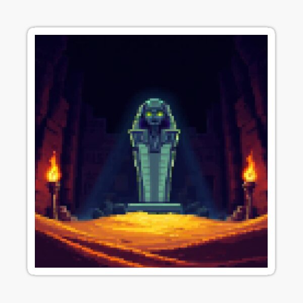 Item preview, Pixel RPG - Desert Temple designed and sold by Pixels & Popcorn.