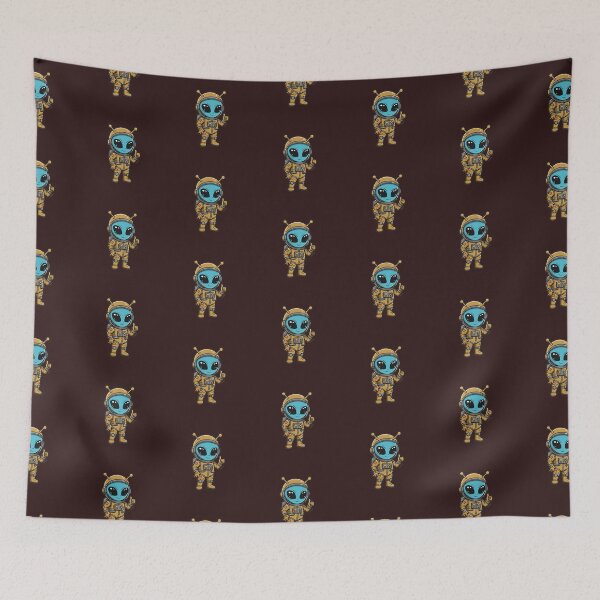 Item preview, blue alien astronout designed and sold by ThirtyNumber.