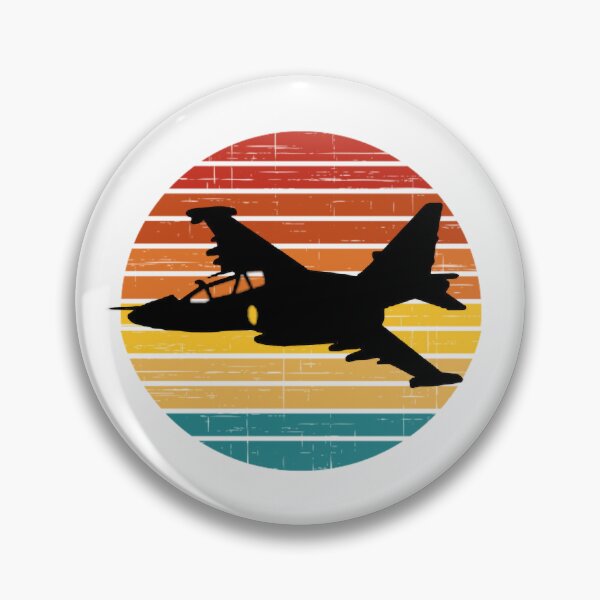 Item preview, SU-25 Retro setting sun designed and sold by BarracksWear.