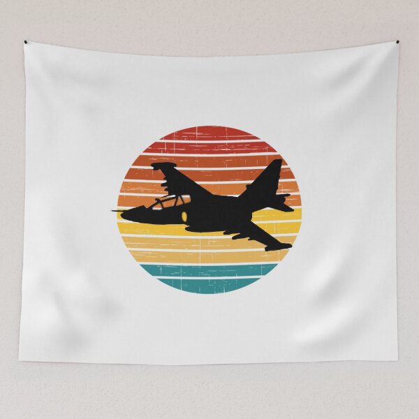 Item preview, SU-25 Retro setting sun designed and sold by BarracksWear.
