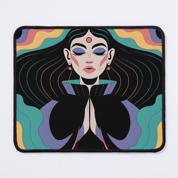 Item preview, Mystic Black Witch – Strength, Magic & Wisdom! designed and sold by Vivid Art Zone.