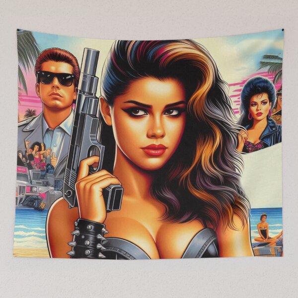 Item preview, Action Girl designed and sold by PulpVintage.