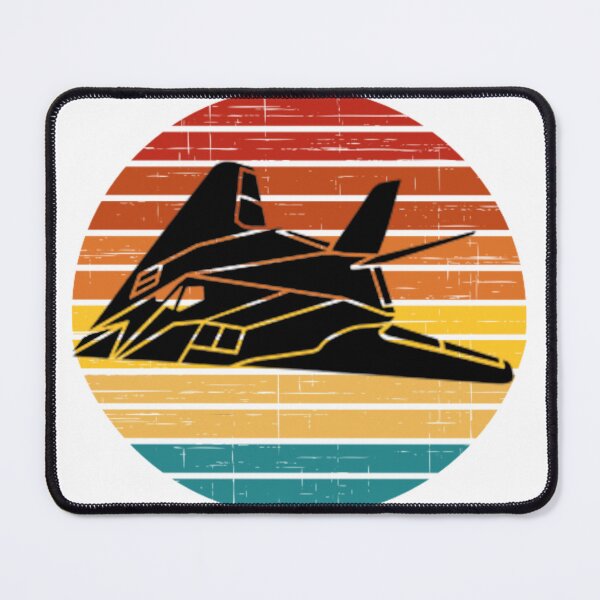 Item preview, F-117 Nighthawk Retro setting sun designed and sold by BarracksWear.