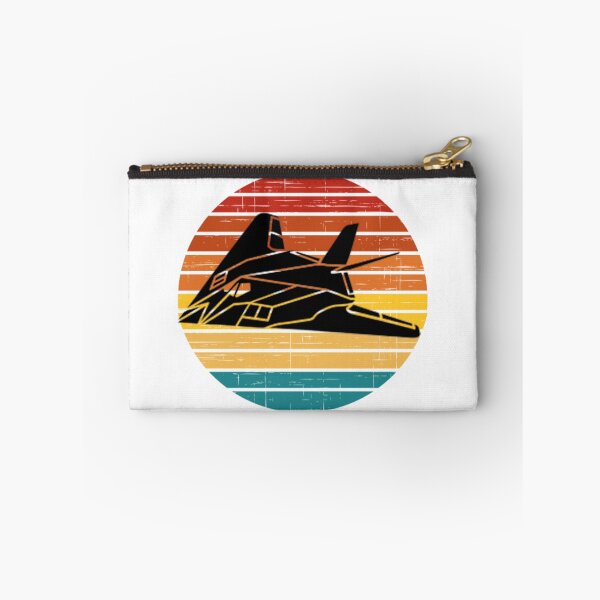 Item preview, F-117 Nighthawk Retro setting sun designed and sold by BarracksWear.