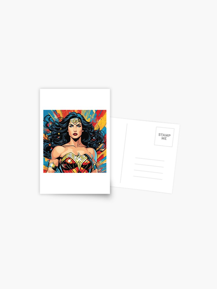 Thumbnail 1 of 2, Postcard, Woman of Wonder designed and sold by Thogan0416.