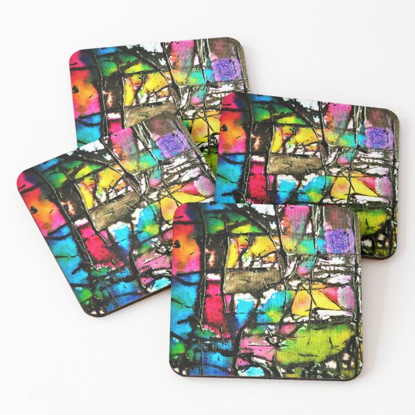 Item preview, Stained Glass Canvass Print designed and sold by humanalien.