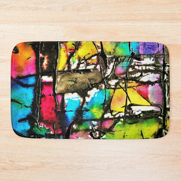 Item preview, Stained Glass Canvass Print designed and sold by humanalien.