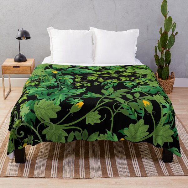Item preview, Sleepy Vines with Yellow Rose Buds designed and sold by Thanks2u2.