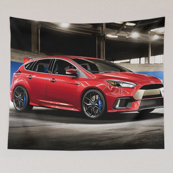 Item preview, Red Ford Focus RS Poster – Bold Performance in Stunning Detail V designed and sold by AutoPopStudio.
