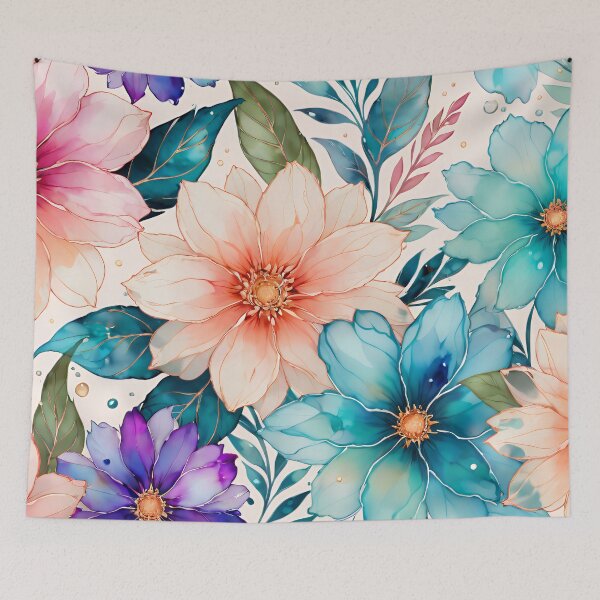 Item preview, Watercolor Blooms designed and sold by NeoHues.