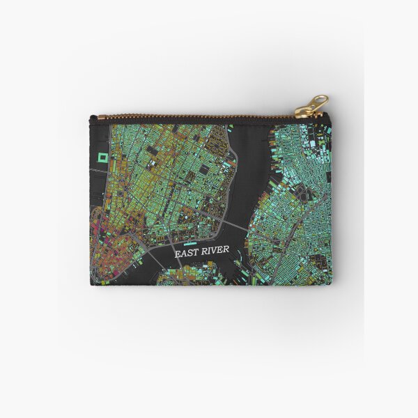 Item preview, New York City Building Height Map designed and sold by DreamingBeetle.