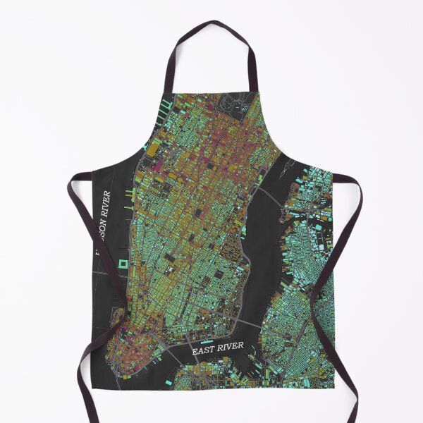 Item preview, New York City Building Height Map designed and sold by DreamingBeetle.