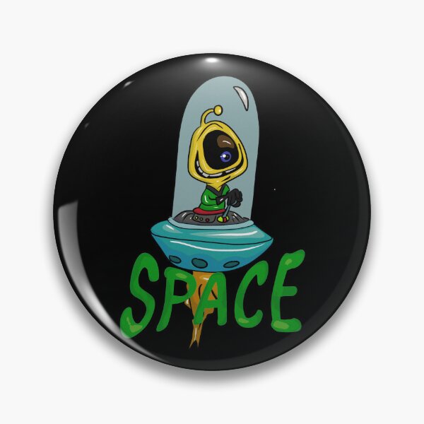 Item preview, Funny alien ship in space designed and sold by Joncasmiart.