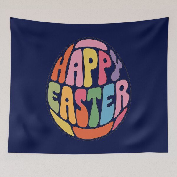 Item preview, Colorful Happy easter egg - funky font designed and sold by SharingLove.