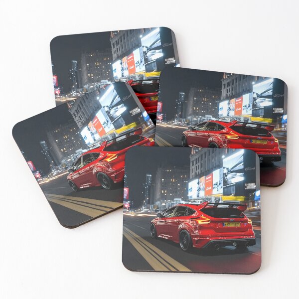 Item preview, Red Ford Focus RS Poster – Bold Performance in Stunning Detail VI designed and sold by AutoPopStudio.