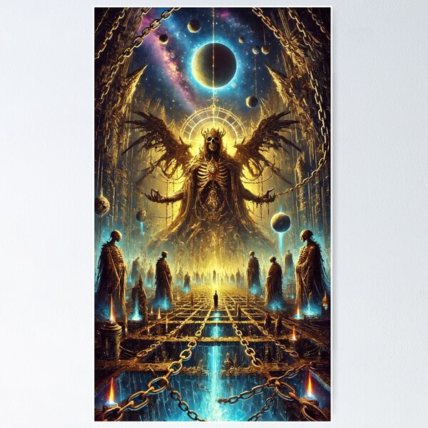 Item preview, The Demiurge: Architect of the Cosmic Prison designed and sold by AbstractAnom.