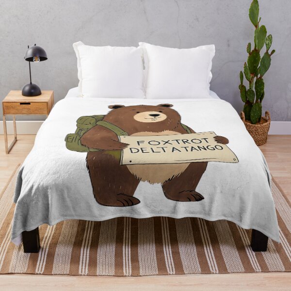 Item preview, Foxtrot Delta Tango Bear Military Sign designed and sold by DARK_NOVA.