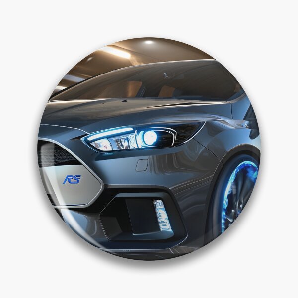 Item preview, Gunmetal Grey Ford Focus RS Poster – Stealth and Performance Combined designed and sold by AutoPopStudio.