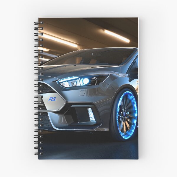 Item preview, Gunmetal Grey Ford Focus RS Poster – Stealth and Performance Combined designed and sold by AutoPopStudio.
