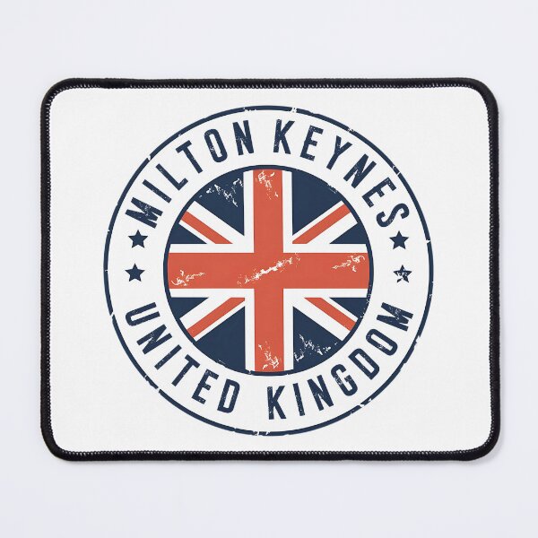 Item preview, Milton Keynes United Kingdom Vintage Travel Emblem designed and sold by jeshands.