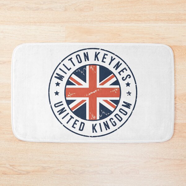 Item preview, Milton Keynes United Kingdom Vintage Travel Emblem designed and sold by jeshands.