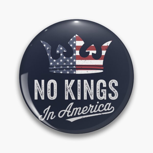 Item preview, No Kings In America  Anti - Elon Musk Anti - Donald Trump Distressed designed and sold by Anniko Art Studio.