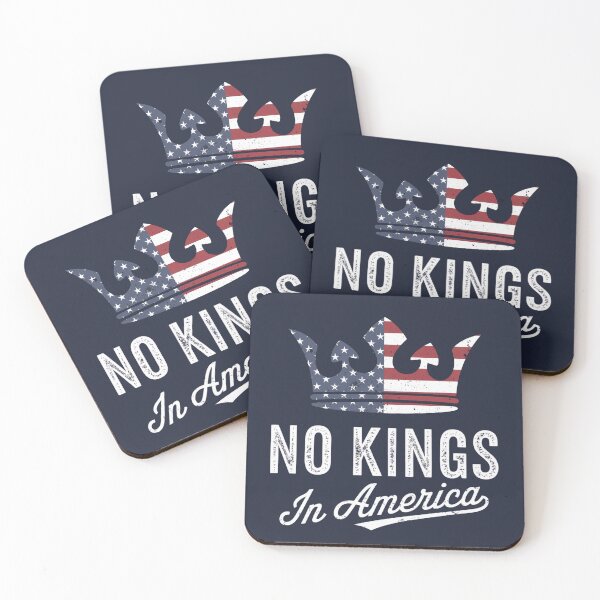 Item preview, No Kings In America  Anti - Elon Musk Anti - Donald Trump Distressed designed and sold by Anniko Art Studio.