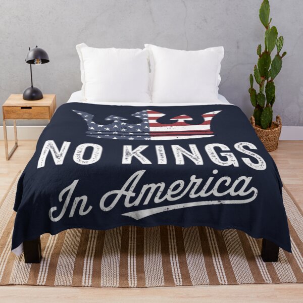 Item preview, No Kings In America Anti - Elon Musk Anti - Donald Trump Distressed designed and sold by Anniko Art Studio.