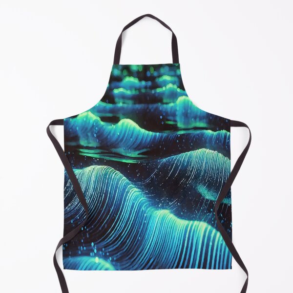 Item preview, Bioluminescent Symphony: The Music of the Ocean designed and sold by AbstractAnom.