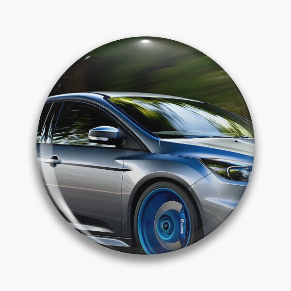 Item preview, Gunmetal Grey Ford Focus RS Poster – Stealth and Performance Combined II designed and sold by AutoPopStudio.