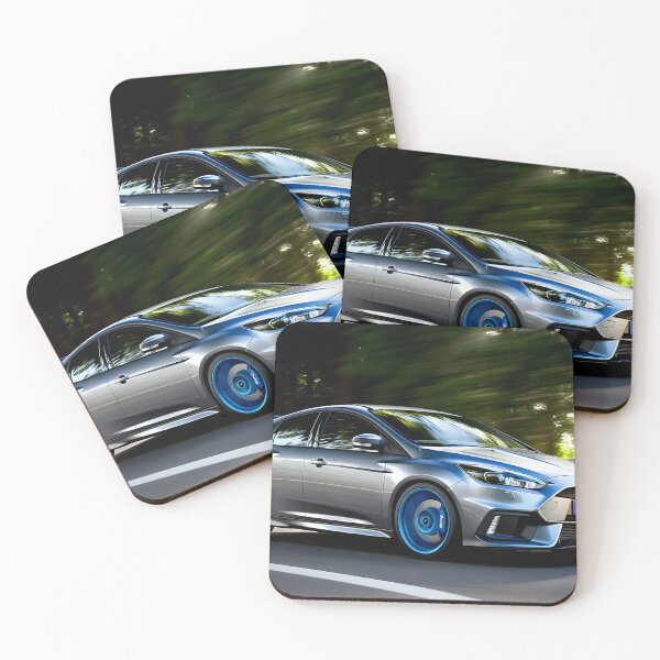 Item preview, Gunmetal Grey Ford Focus RS Poster – Stealth and Performance Combined II designed and sold by AutoPopStudio.
