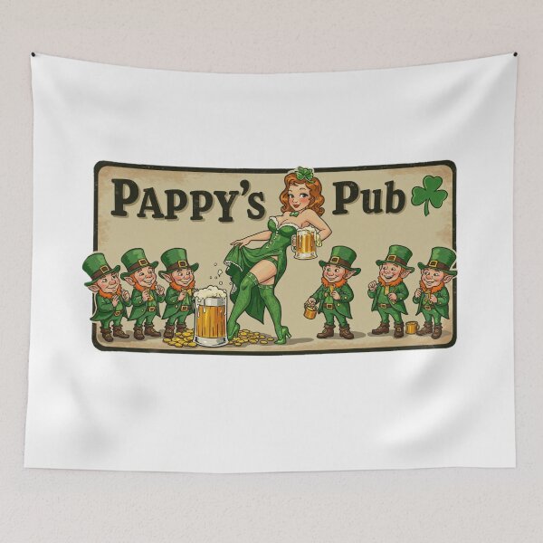 Item preview, Pappy's Pub  designed and sold by KHustle.