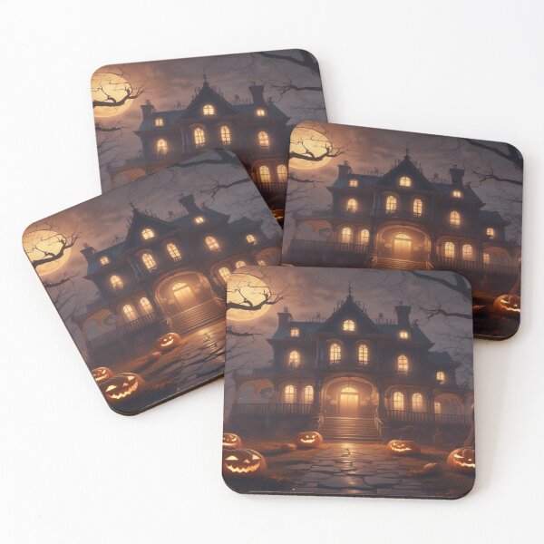 Item preview, halloweeen mansion pumpkins designed and sold by InezPhotography.