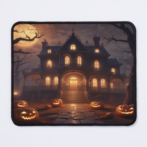 Item preview, halloweeen mansion pumpkins designed and sold by InezPhotography.