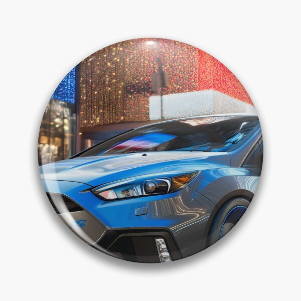 Item preview, Gunmetal Grey Ford Focus RS Poster – Stealth and Performance Combined III designed and sold by AutoPopStudio.
