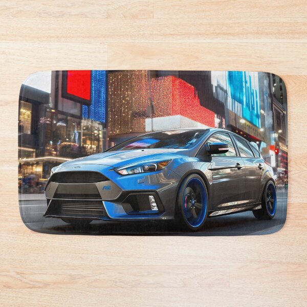 Item preview, Gunmetal Grey Ford Focus RS Poster – Stealth and Performance Combined III designed and sold by AutoPopStudio.