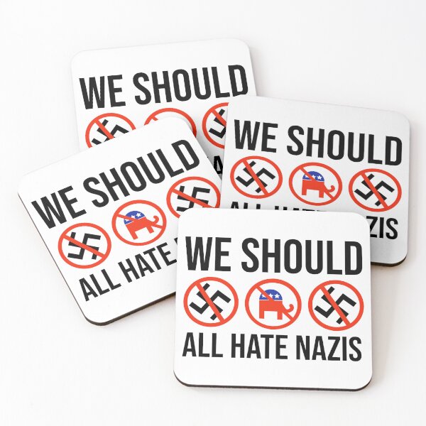 Item preview, We should all hate Nazis  designed and sold by Rachel the Artist .