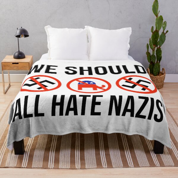 Item preview, We should all hate Nazis  designed and sold by Rachel the Artist .