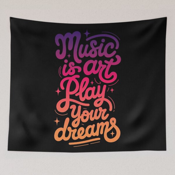 Item preview, Music Is Art – Play Your Dreams designed and sold by paulo silveira.