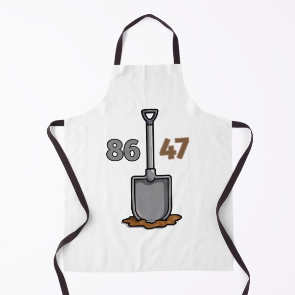 Item preview, 86 Get rid of 47 - between a shovel standing in a brown mass designed and sold by GuerillaDesign.
