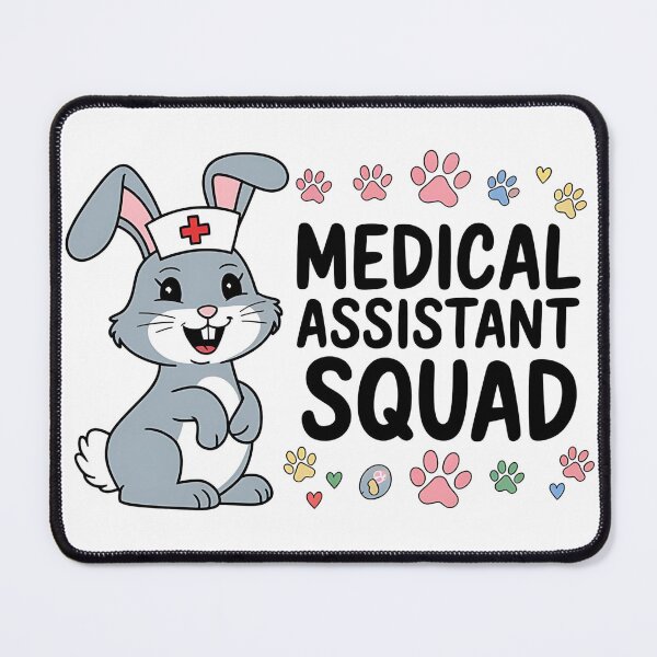 Item preview, Nurse Medical Assistant Squad Bunny Easter Day Tee designed and sold by EnaStation.