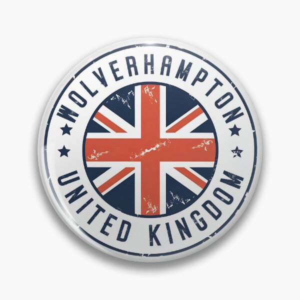 Item preview, Wolverhampton United Kingdom Vintage Travel Emblem designed and sold by jeshands.
