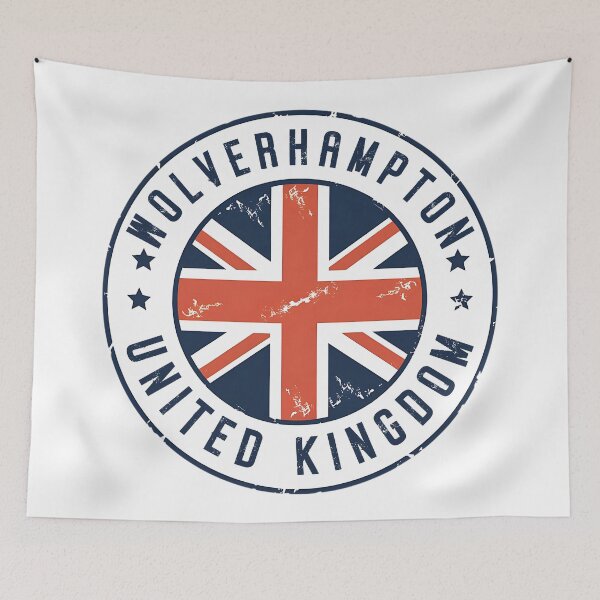 Item preview, Wolverhampton United Kingdom Vintage Travel Emblem designed and sold by jeshands.