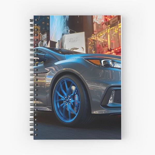 Item preview, Gunmetal Grey Ford Focus RS Poster – Stealth and Performance Combined V designed and sold by AutoPopStudio.
