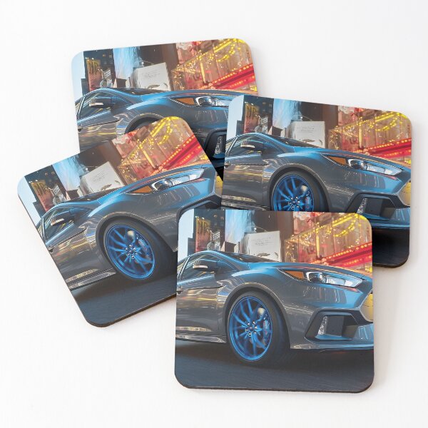 Item preview, Gunmetal Grey Ford Focus RS Poster – Stealth and Performance Combined V designed and sold by AutoPopStudio.