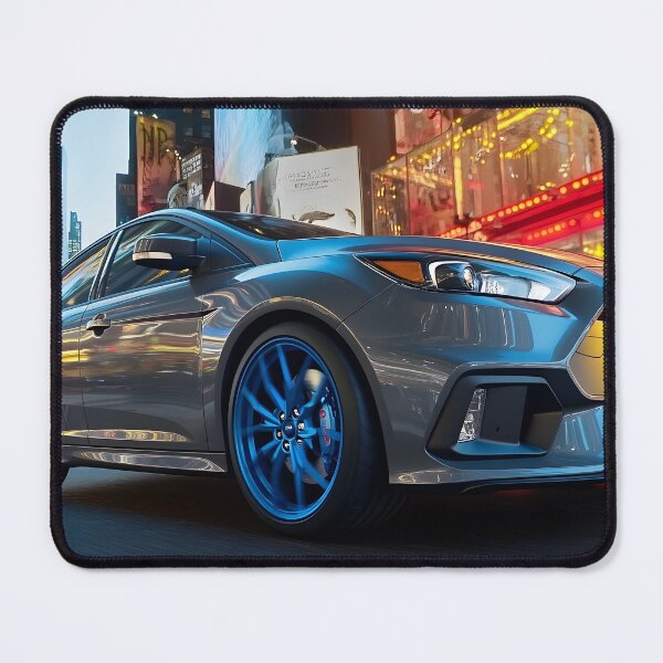 Item preview, Gunmetal Grey Ford Focus RS Poster – Stealth and Performance Combined V designed and sold by AutoPopStudio.