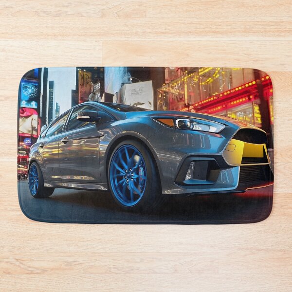 Item preview, Gunmetal Grey Ford Focus RS Poster – Stealth and Performance Combined V designed and sold by AutoPopStudio.